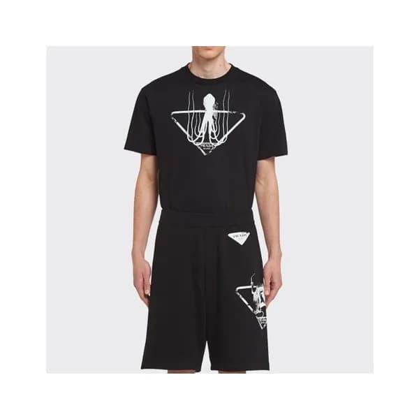 프라다 남성 모던 블랙 반바지 - Mens Black Half-pants - pra0271… - 1