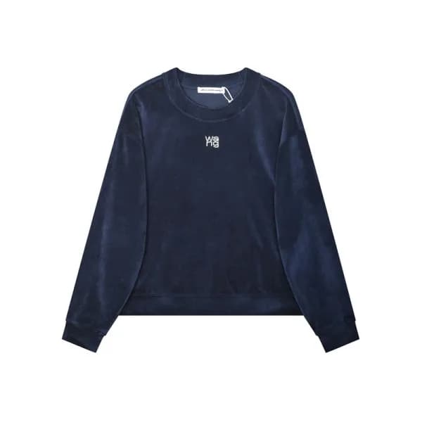 알렉산더왕 여성 모던 네이비 맨투맨 - Mens Navy Tshirts - alx0215x - 1