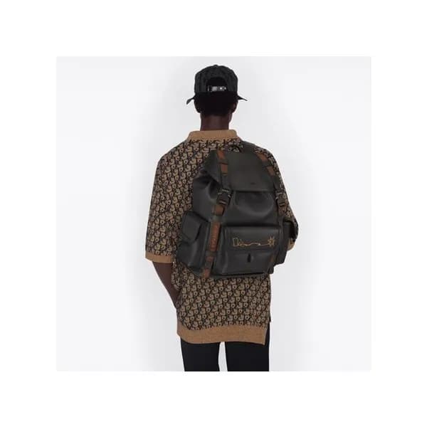 디올 남성 Rider 블랙 백팩 - Dior Mens Black Back Pack - di… - 1