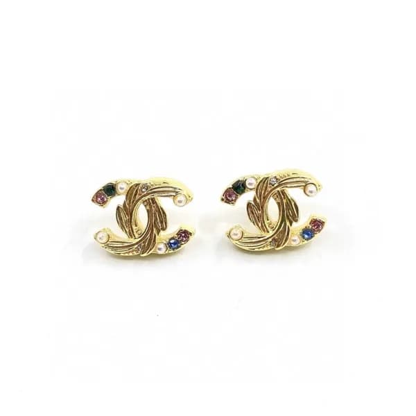 샤넬 여성 골드 이어링 - Chanel Womens Gold Earring - acc129… - 1