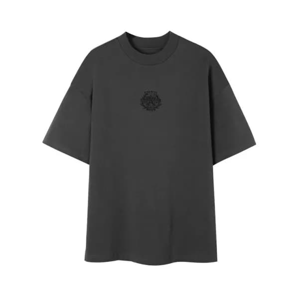 지방시 남성 크루넥 그레이 반팔티 - Givenchy Mens Gray Short Slee… - 1