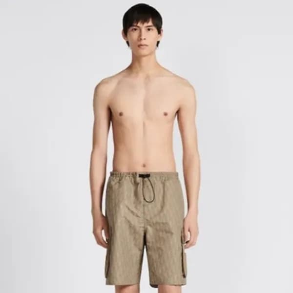 디올 남성 캐쥬얼 카멜 반바지 - Dior Mens Camel Half-pants - di… - 1