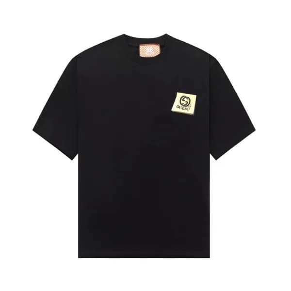구찌 남/녀 블랙 크루넥 반팔티 - Gucci Unisex Black Short sleev… - 1