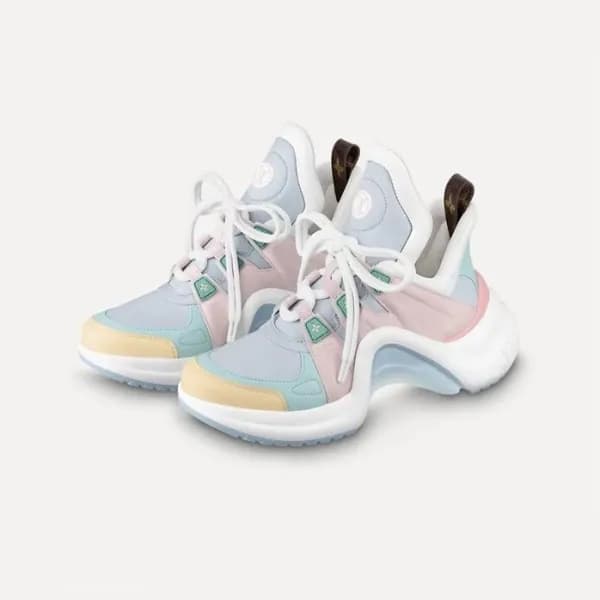 루이비통 여성 핑크 스니커즈 - Louis vuitton Womens Pink Sneake… - 1