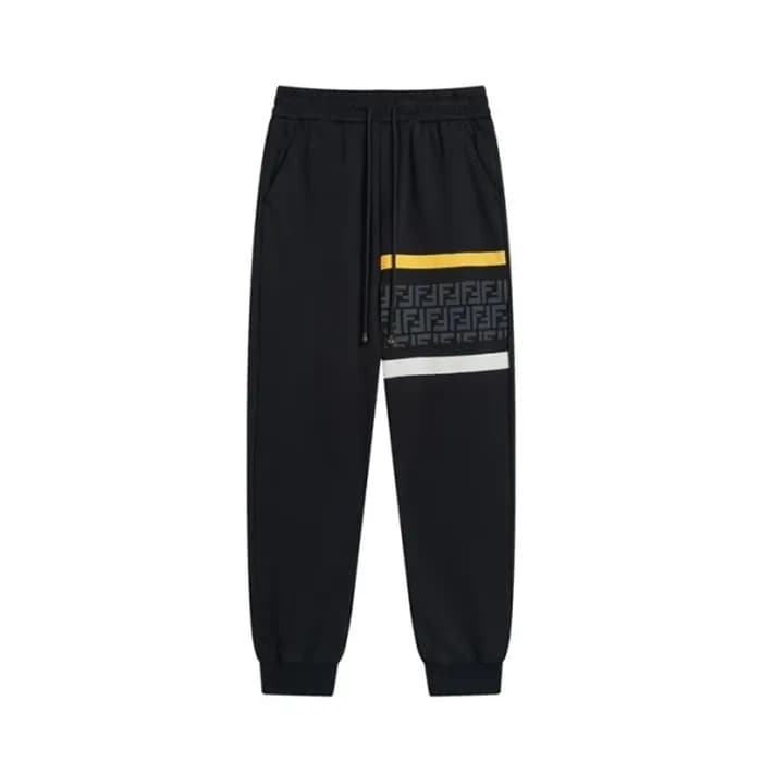 펜디 남성 캐쥬얼 블랙 팬츠 - Mens Black Pants - fe504x - 1
