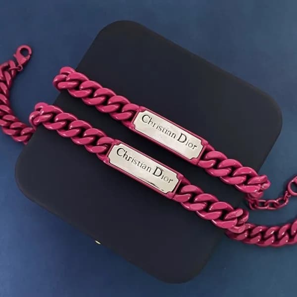디올 여성 화이트 골드 팔찌 - Dior Womens White Gold Bangle - … - 1