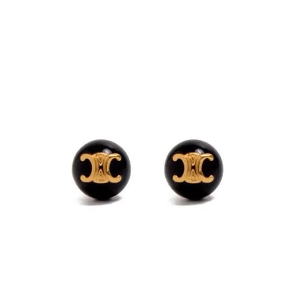 셀린느 여성 골드 이어링 - Celine Womens Gold Earring - acc95… - 1