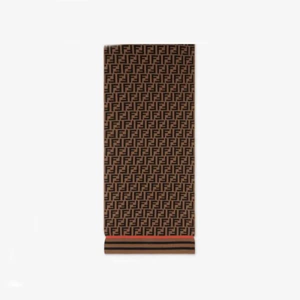 펜디 남/녀 브라운 머플러 - Fendi Unisex Brown Muffler - acc1… - 1