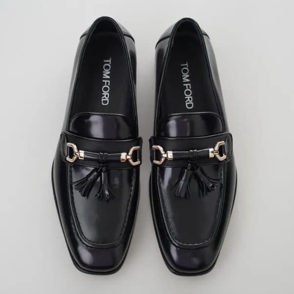 톰포드 남성 블랙 로퍼 - Tom Ford Mens Black Loafer - tos51x - 1