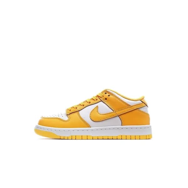 나이키 남/녀 오렌지 스니커즈 - Nike Dunk Low Unisex Sneakers -… - 1