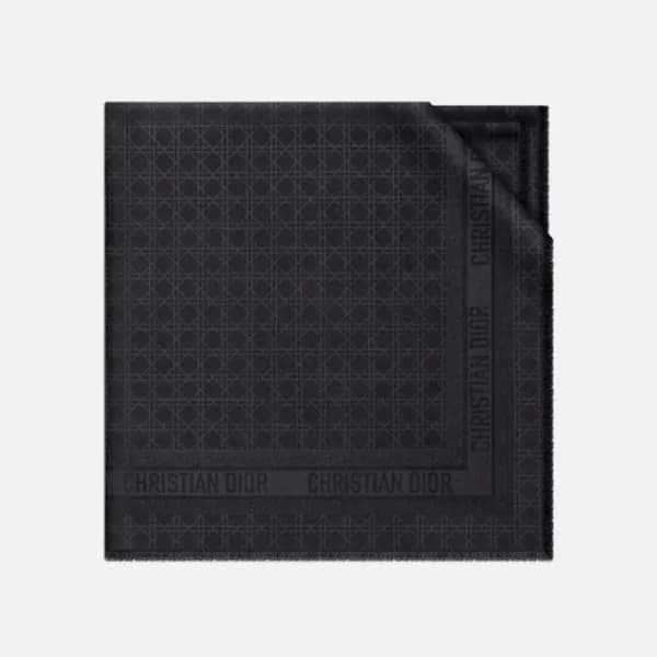 디올 여성 블랙 머플러 - Dior Womens Black Muffler - acc2288… - 1
