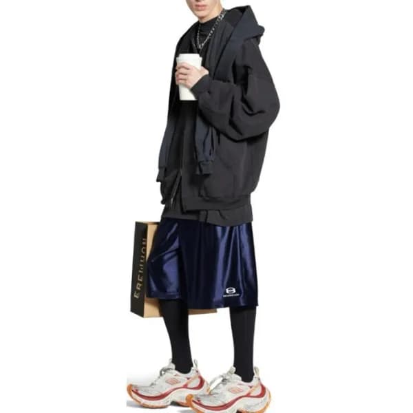 발렌시아가 남성 아이콘 반바지 - Balenciaga Mens Icon Half-pants… - 1