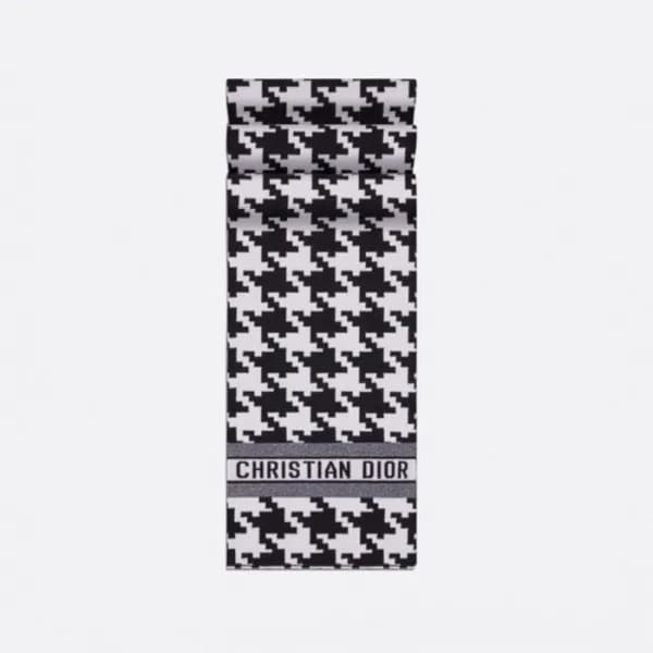 디올 남성 블랙 머플러 - Dior Mens Black Muffler - acc2397x - 1