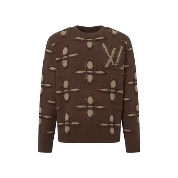 루이비통 남성 라운드 스웨터 - Louis vuitton Mens Round Sweater… - 1