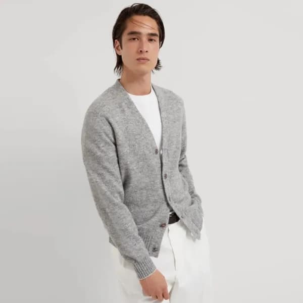 브루넬로쿠치넬리 남성 브이넥 가디건 - Brunello Cucinelli Mens V-ne… - 1