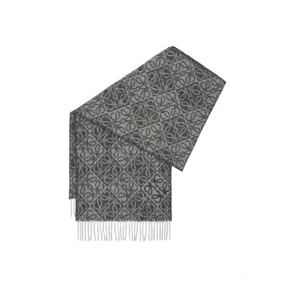 로에베 남/녀 양면 머플러 - Loewe Unisex Reversible Muffler -… - 1
