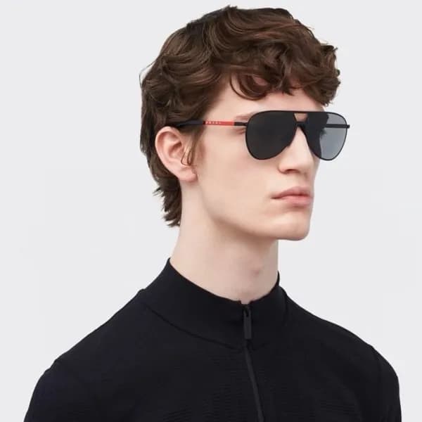 프라다 남성 프리미엄 메탈 프레임 선글라스 - Prada Mens Premium Metal… - 1