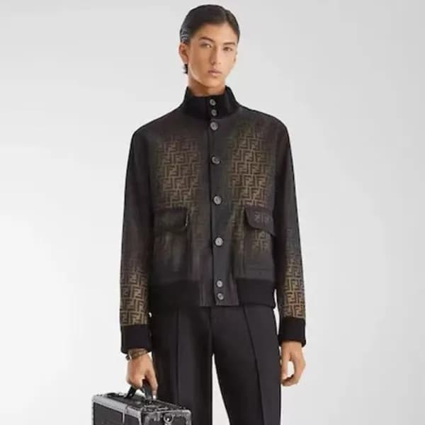 펜디 남성 봄버 재킷 - Fendi Mens Bomber Jacket - fec4923x - 1