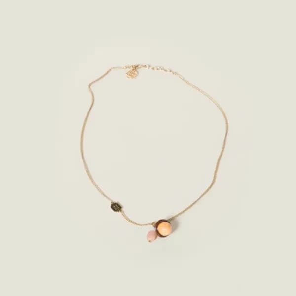 미우미우 여성 메탈 목걸이 - Miumiu Womens Metal Necklace - ac… - 1