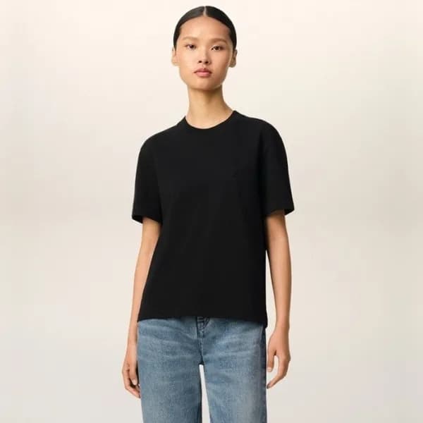 아미 여성 라운드 반팔티 - Ami Womens Round Tshirt - amc6211x - 1