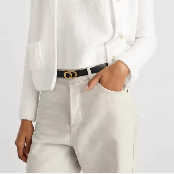 디올 여성 새들 벨트 - Dior Womens Saddle Belt - bel216x - 1