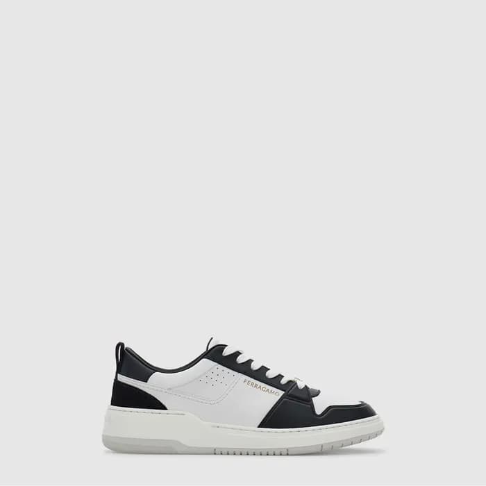 페라가모 남성 간치니 아웃라인 로우 컷 스니커즈 - Ferragamo Mens Gancin… - 1