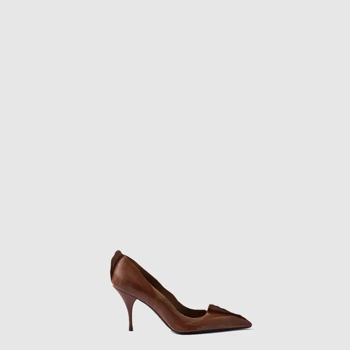 프라다 여성 앤티크 가죽 펌프스 - Prada Womens Antique Leather P… - 1