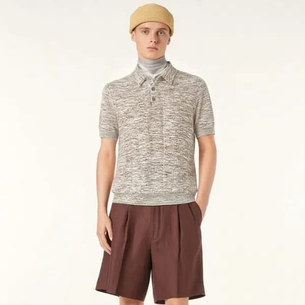 로로피아나 남성 폴로 반팔티 - Loro Piana Mens Polo Tshirt - lp… - 1