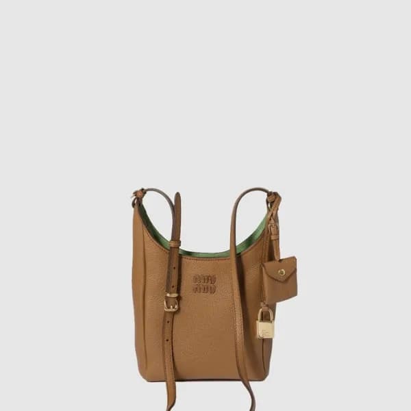 미우미우 여성 가죽 버킷 백 - Miumiu Womens Leather Bucket Bag… - 1