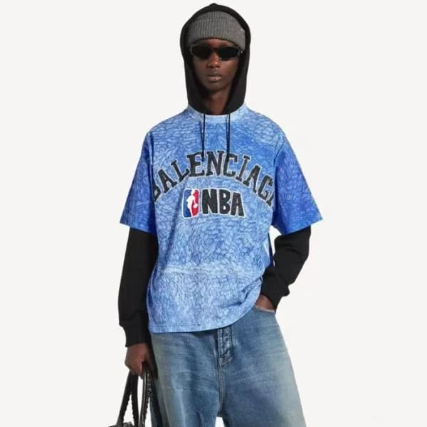 발렌시아가 남성 라운드 반팔 티셔츠 - Balenciaga Mens Round Tshirt… - 1