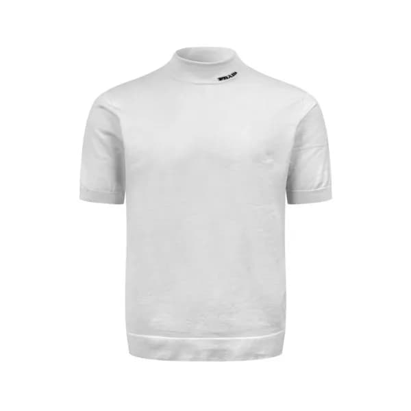 프라다 남성 터틀넥 반팔티 - Prada Mens Turtle Neck Tshirt - p… - 1