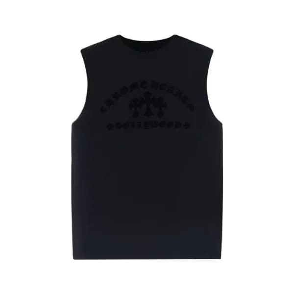 크롬하츠 남성 라운드 나시 - Chrom Hearts Mens Sleeveless Top … - 1