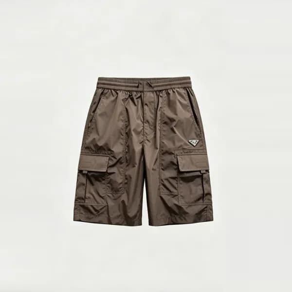 프라다 남성 삼각 로고 쇼츠 - Prada Mens Casual Shorts - prc14… - 1