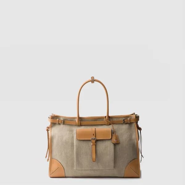 프라다 여성 가죽 토트백 2VG128 - Prada Womens Leather Tote B… - 1