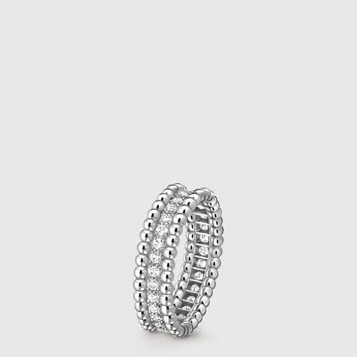 반클리프 아펠 여성 뻬를리 다이아몬드 링 - Van Cleef & Arpels Womens… - 1