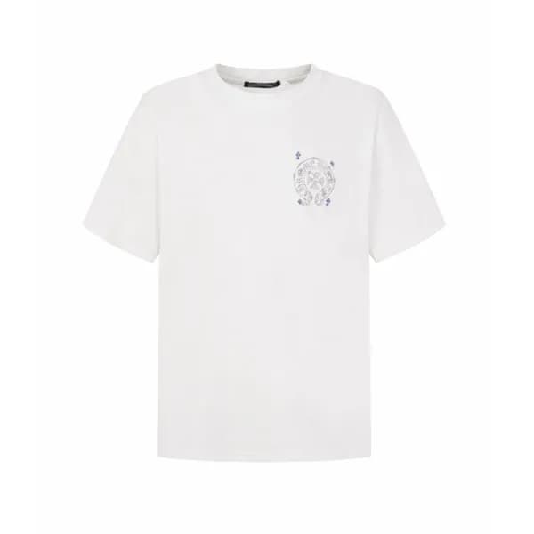 크롬하츠 남성 라운드 반팔티 - Chrom Hearts Mens Round Tshirt -… - 1