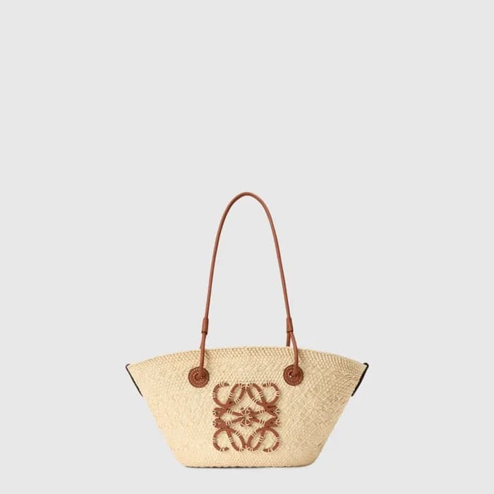 로에베 여성 스몰 애너그램 바스켓 백 - Loewe Womens Small Anagram Basket Bag - lob17313x - 1