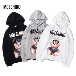 MOSCHINO 2018 COTTON HOOD TEE - 모스키노 코튼 후드티 MOS001… - 1