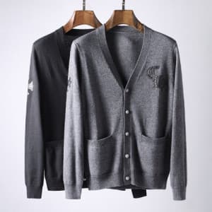 Chrome Hearts Mens V-neck Cardigan - 크롬하츠 남성 브이넥 가… - 1