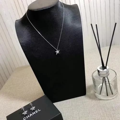 CHANEL White Gold Choker & Earring - 샤넬 여성용 18… - 1