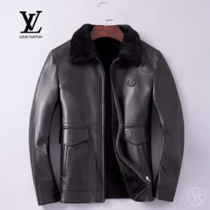[미러급] Louis Vuitton 2018 Mens Mink Leather Jacket … - 1