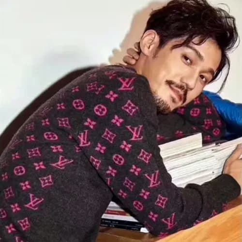 2018/19 Louis Vuitton Back monogram Round Knit - 루… - 1