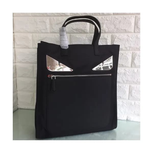 Fendi Leather&Nylon Tote Shopper Bag ,38CM - 펜디 레더… - 1