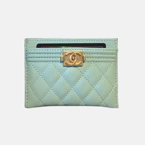 Chanel 2018 Ladies Boy Cavier Card Purse - 샤넬 여성 신… - 1