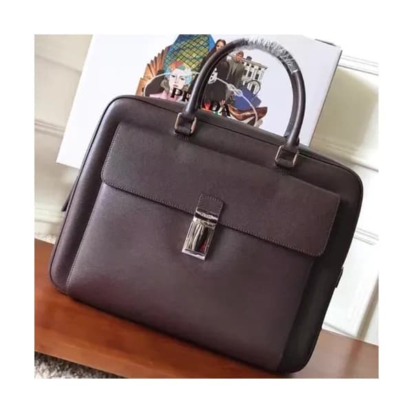 Prada Saffiano Mens Business Bag ,37CM - 프라다 사피아노 … - 1