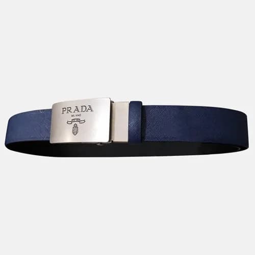 Prada 2019 Mens Saffiano Business Leather Belt - 프… - 1