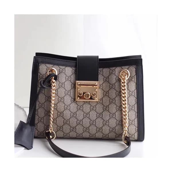 Gucci GG Supreme Padlock Small Shoulder Bag,26CM -… - 1