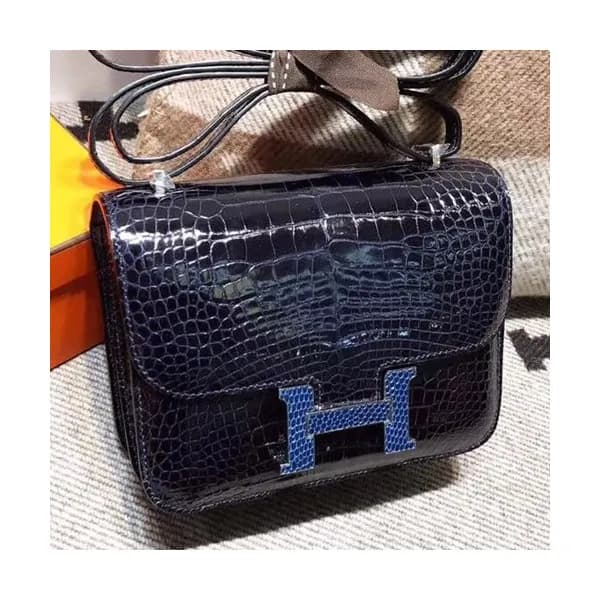 Hermes Constance Crocodile Leather Shoulder Bag,19… - 1