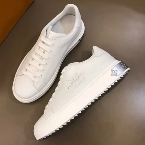 Louis Vuitton 2019 Mm/WmInitial Silver Logo Sneake… - 1