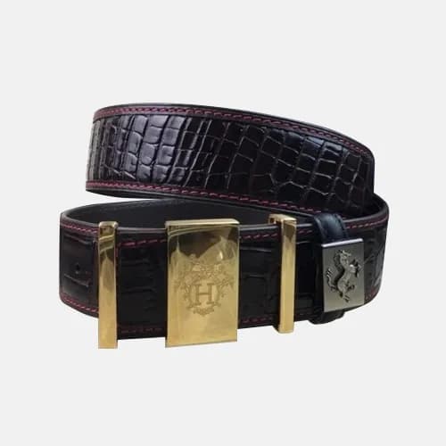 Hermes 2019 Mens Business Signature Logo Leather B… - 1